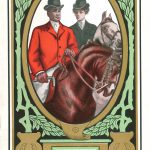 A colour advertisement for Grafton & Co. with two people sitting atop their horses, with the word Style above them.