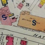 The dundas 1951 fire map shows the machine shop and tool storage along Hatt St.