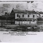 drawing of Billington and Forsyth Agricultural Works.