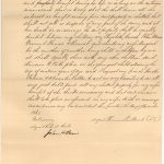The handwritten will of Thomas Sheldrick