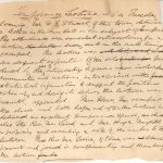 Handwritten Notes by Somerville on Temperance Lecture