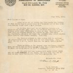 Letter on International Association of Machinists letterhead